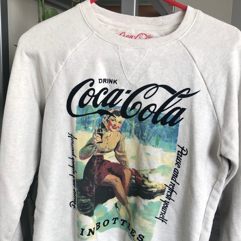 Lucky brand Coca Cola sweatshirt small